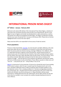 international prison news digest - International Centre for Prison