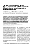 The basic helix–loop–helix protein BETA2 interacts with p300 to