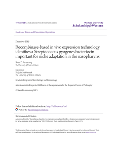 Recombinase-based in vivo expression technology identifies a