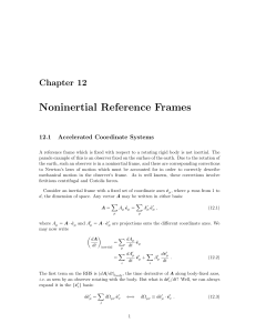 Noninertial Reference Frames