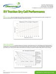 EV Traction Dry Cell Performance