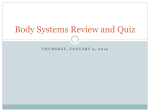 Body Systems Review and Quiz