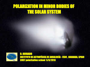 Minor bodies - Polarisation.eu