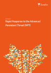 Rapid Response to the Advanced Persistent Threat (APT)