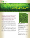 NutraGrass™ is a premium Green product concentrated from the
