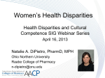 Women`s Health Disparities
