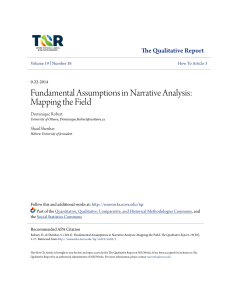 Fundamental Assumptions in Narrative Analysis
