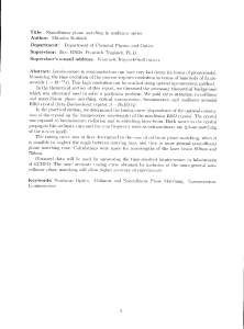 Title: Noncollinear phase matching in nonlinear optics Author