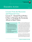 Lessons From the Recession and Financial Crisis - ACEC