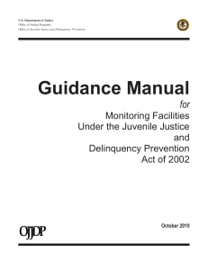 Guidance Manual for Monitoring Facilities Under the
