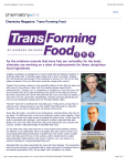 Chemistry Magazine: Trans-Forming Food
