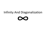 Infinity and Diagonalization