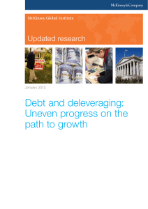 Debt and deleveraging: Uneven progress on the path to