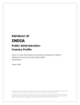 India Public Administration Profile