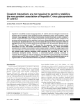 Covalent interactions are not required to permit or stabilize the non