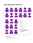 Hardy Weinberg Problem Set