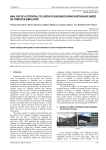 analysis of a potential collision of buildings during earthquake