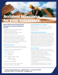 Accident Insurance for your volunteers