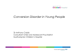Conversion Disorder in Young People
