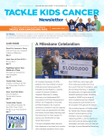 Newsletter - Tackle Kids Cancer