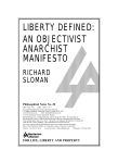 liberty defined: an objectivist anarchist manifesto