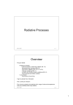 Radiative Processes Overview