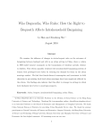 Who Bequeaths, Who Rules: How the Right to Bequeath Affects