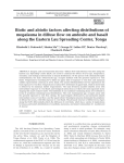 Biotic and abiotic factors affecting distributions of megafauna in