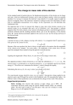 The charge to mass ratio of the electron