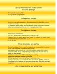 Spelling and Grammar talk for KS2 parents