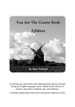You Are The Course Book - Syllabus