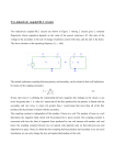 Two inductively coupled RLC circuits