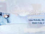 Surgical Asepsis Urinary Care and Catheterization