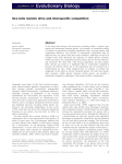 Sexratio meiotic drive and interspecific competition