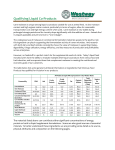 Qualifying Liquid Co-Products