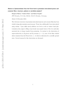 Absence of photoemission from the Fermi level in potassium