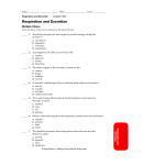 Respiration and Excretion Chapter 16 Test