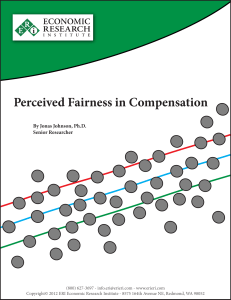Perceived Fairness in Compensation