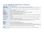 Course: 1205080 M/J Mathematics 3, Advanced