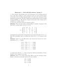 Homework 1 - Math 468/568 solutions, Spring 15 1. (from Lawler