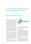 EC-EARTH: goals, developments and scientific perspectives