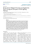 Breast Cancer Malignant Processes are