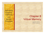 Chapter 8 Virtual Memory