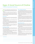 Eggs: A Good Source of Choline - ADVANCE for Nurse Practitioners