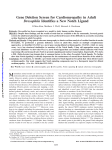 Gene Deletion Screen for Cardiomyopathy in Adult Drosophila