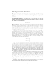 1.3 Trigonometric Functions