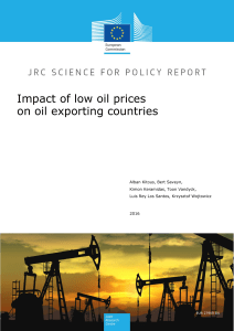 Impact of low oil prices on oil exporting countries