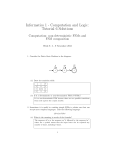 Informatics 1 - Computation and Logic: Tutorial 6 Solutions