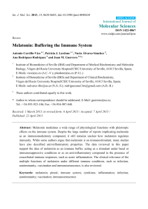 Melatonin: Buffering the Immune System