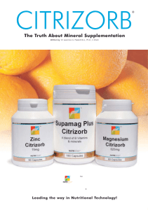 The Truth About Mineral Supplementation